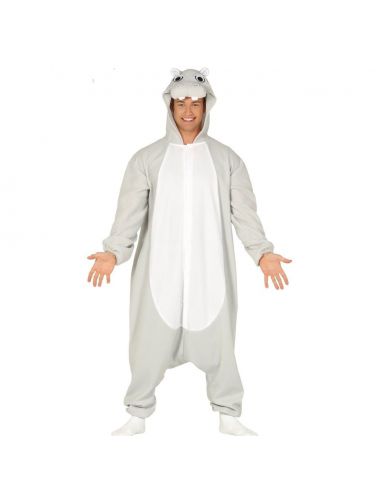 Disfraz Pijama Hipopótamo adulto Tienda de disfraces online - Mercadisfraces