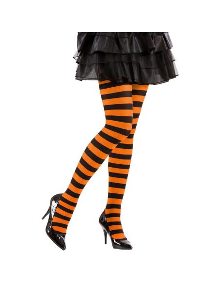 Medias a Rayas Negro/Naranja adulto Tienda de disfraces online - Mercadisfraces Medias a Rayas Negro/Naranja adulto Tienda de disfraces online - Mercadisfraces