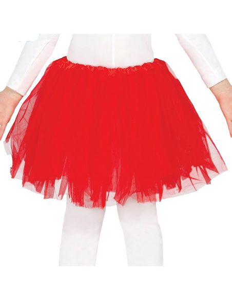 Tutu infantil en rojo Tienda de disfraces online - Mercadisfraces