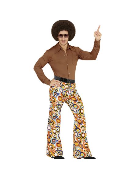 Pantalones para Hombre años 70 Tienda de disfraces online - Mercadisfraces