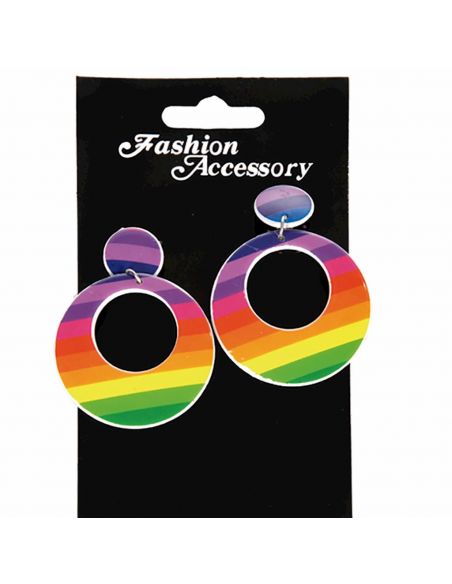 Pendientes multicolor Tienda de disfraces online - Mercadisfraces Pendientes multicolor Tienda de disfraces online - Mercadisfraces