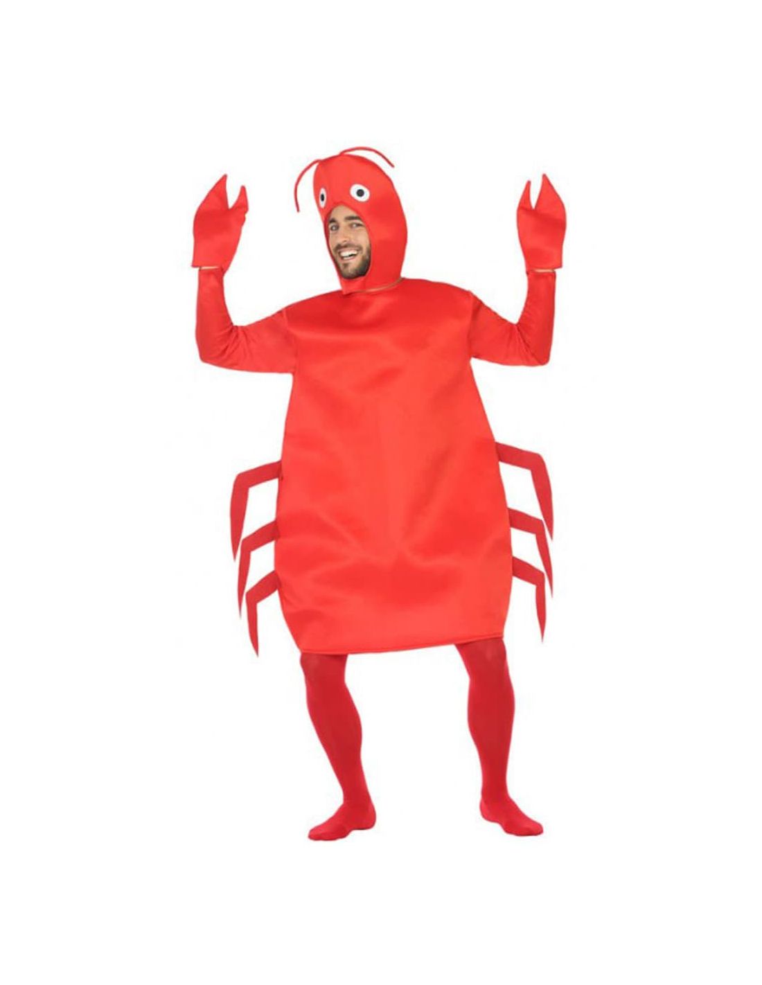 Traje de cangrejo con casco 🦀