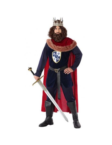 Disfraz Rey Medieval Rojo Hombre Tienda de disfraces online - Mercadisfraces