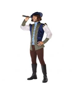 Disfraz Medieval Azul hombre Tienda de disfraces online - Mercadisfraces