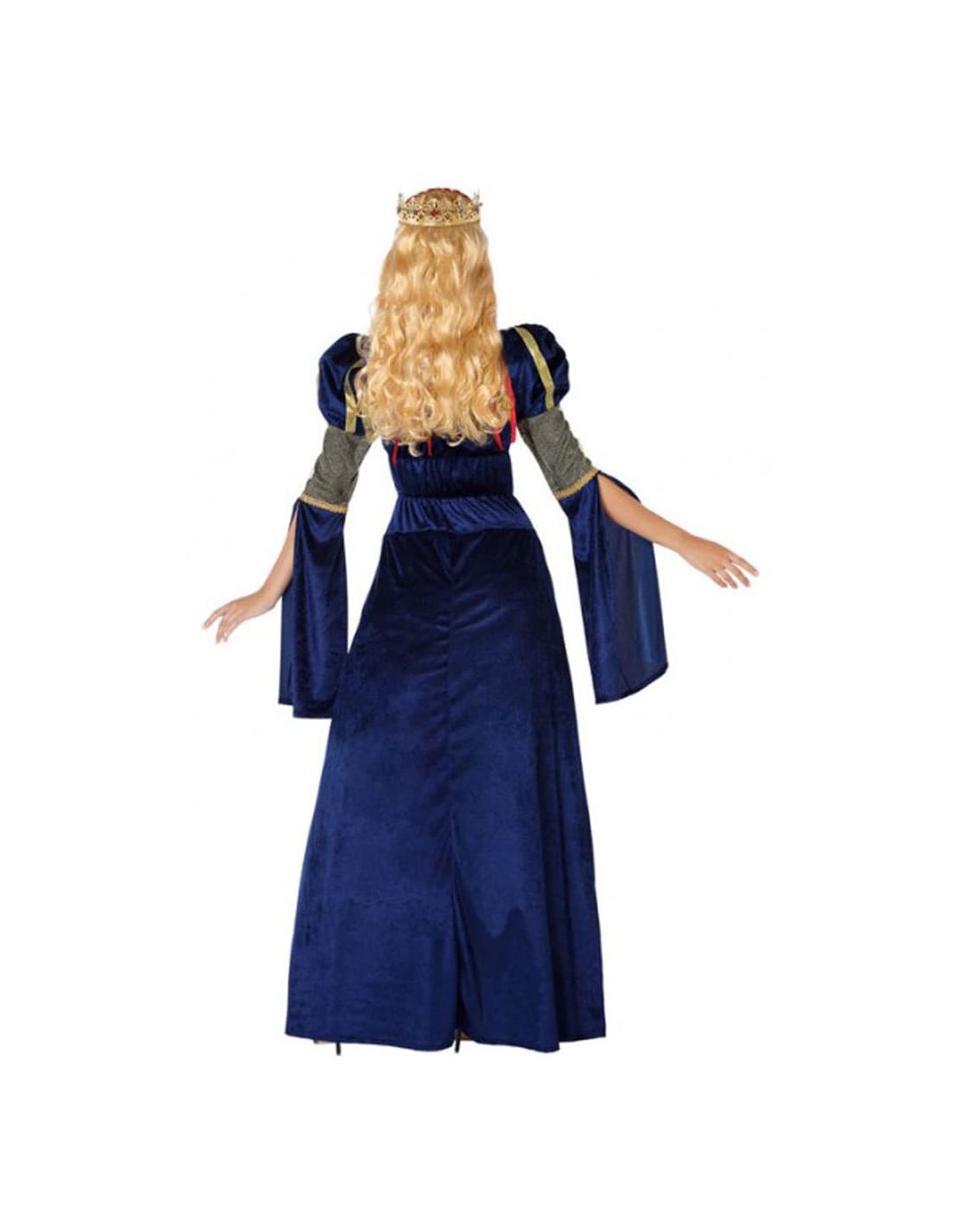 detalles Esencialmente Inclinarse Disfraz Dama Medieval azul mujer | Tienda de Disfraces Online | En...