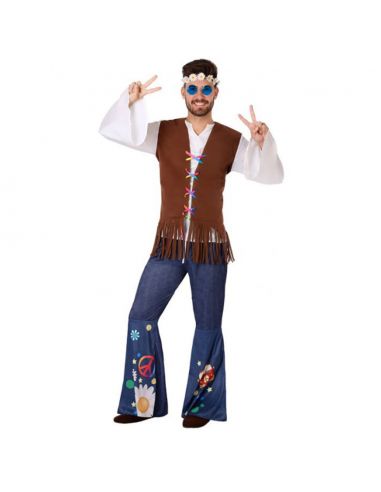 Disfraz de Hippie hombre Tienda de disfraces online - Mercadisfraces