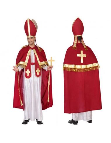 Disfraz de Papa Rojo adulto Tienda de disfraces online - Mercadisfraces