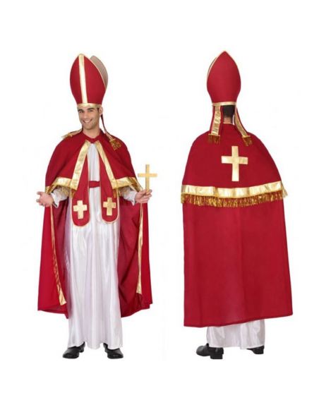 Disfraz de Papa Rojo adulto Tienda de disfraces online - Mercadisfraces