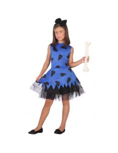 Disfraz de Cavernícola Azul niña Tienda de disfraces online - Mercadisfraces