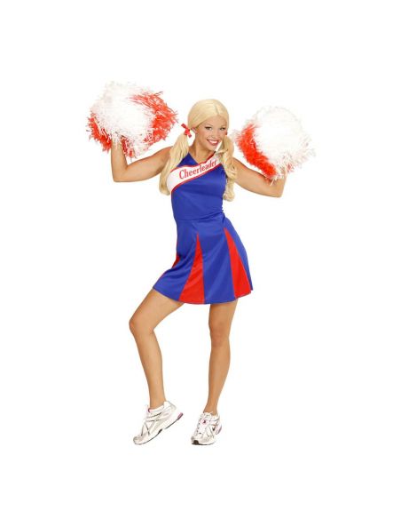 Disfraz Animadora Mujer Azul y Rojo Tienda de disfraces online - Mercadisfraces Disfraz Animadora Mujer Azul y Rojo Tienda de disfraces online - Mercadisfraces