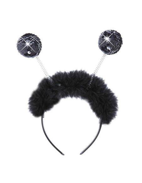 Diadema de Lentejuelas Negras y Marabú Tienda de disfraces online - Mercadisfraces Diadema de Lentejuelas Negras y Marabú Tienda de disfraces online - Mercadisfraces