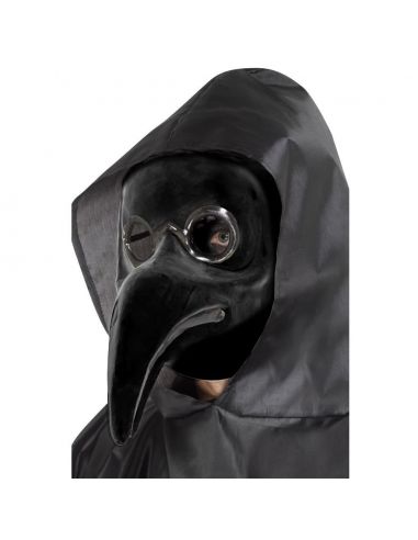Máscara Doctor Peste Veneciana Negra Tienda de disfraces online - Mercadisfraces