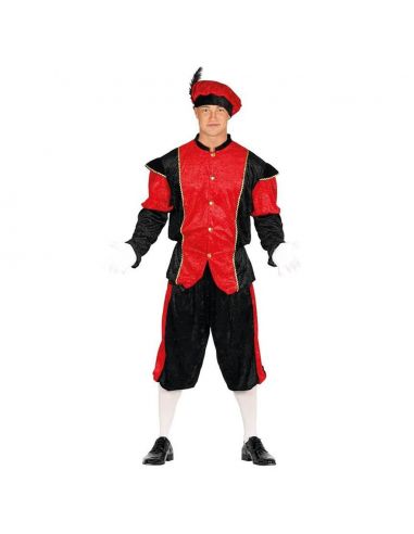 Disfraz Paje Rojo Adulto Tienda de disfraces online - Mercadisfraces