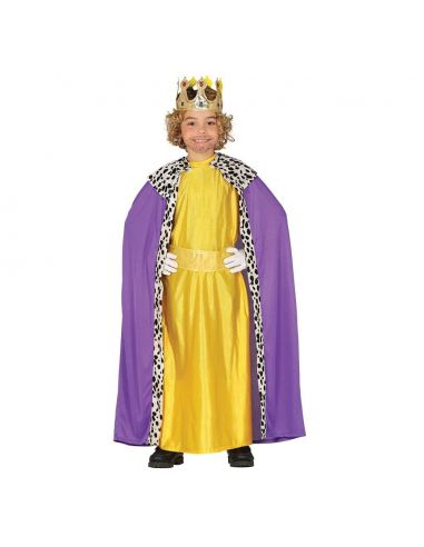 Disfraz Rey Mago Infantil Lila Tienda de disfraces online - Mercadisfraces