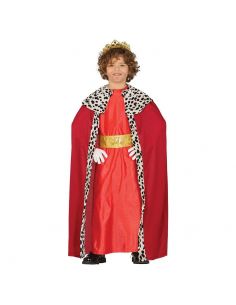 Disfraz Rey Mago Infantil Rojo Tienda de disfraces online - Mercadisfraces