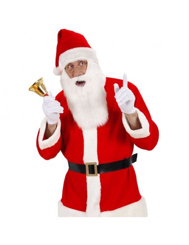 Gorro de Papa Noel con Barba Tienda de disfraces online - Mercadisfraces