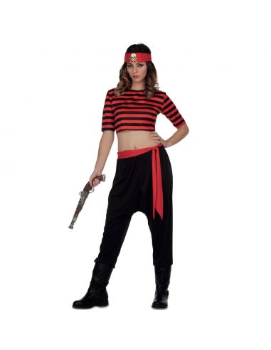 Disfraz Pirata mujer a rayas Tienda de disfraces online - Mercadisfraces