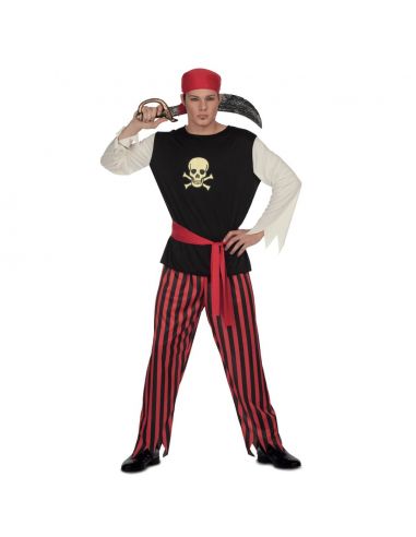 Disfraz Pirata hombre con pañuelo Tienda de disfraces online - Mercadisfraces
