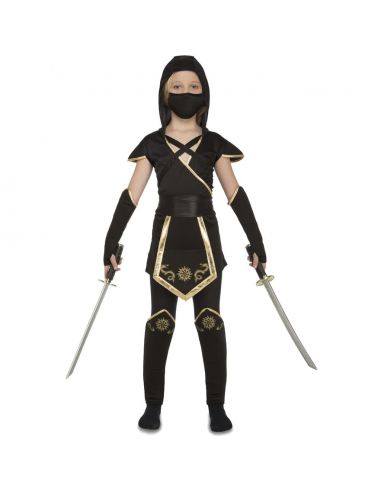 Disfraz Ninja Negro niña Tienda de disfraces online - Mercadisfraces