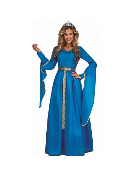 Disfraz Princesa Medieval Azul mujer Tienda de disfraces online - Mercadisfraces