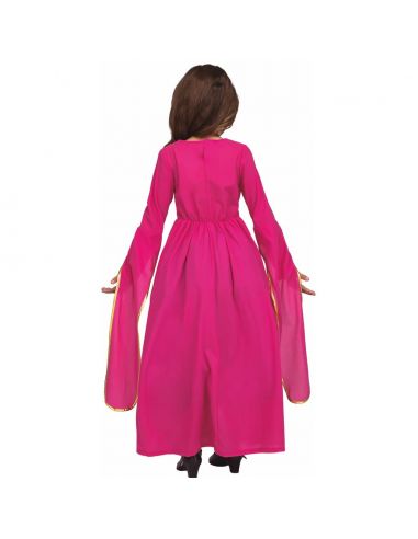 Disfraz Princesa Medieval Rosa niña Tienda de disfraces online - Mercadisfraces