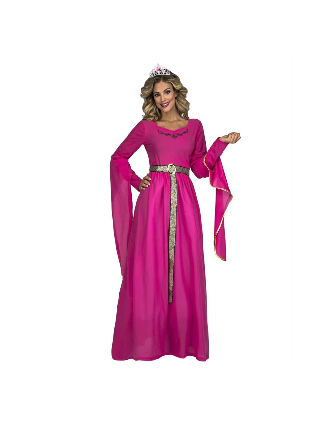Disfraz Princesa Medieval Rosa mujer | Tienda de Online ...