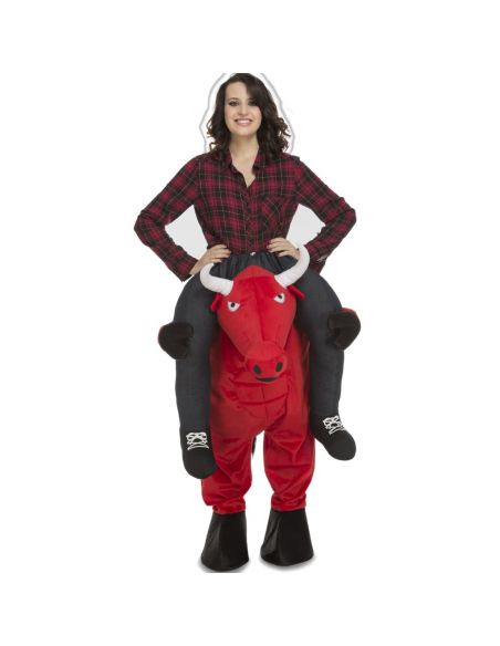Disfraz a Hombros Toro Rojo adulto Tienda de disfraces online - Mercadisfraces