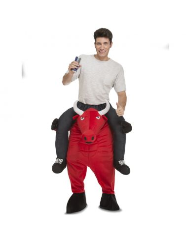 Disfraz a Hombros Toro Rojo adulto Tienda de disfraces online - Mercadisfraces