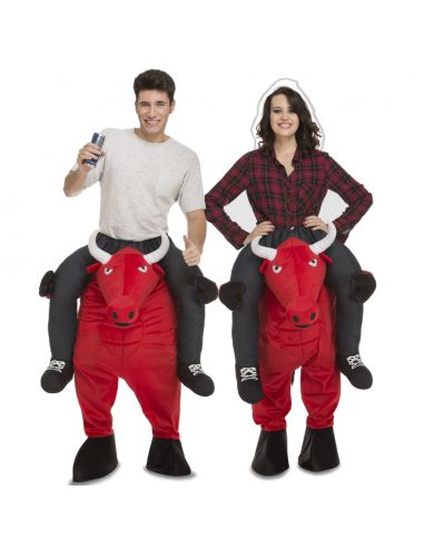 Disfraz a Hombros Toro Rojo adulto Tienda de disfraces online - Mercadisfraces