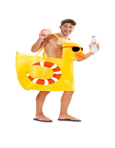 Disfraz de Patito de Ducha adulto Tienda de disfraces online - Mercadisfraces