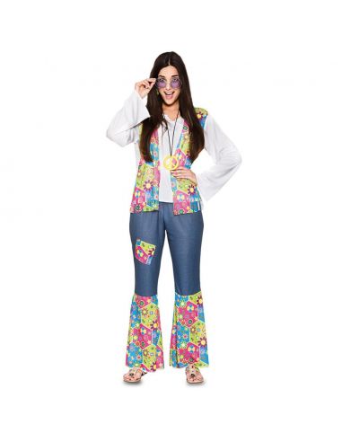 Disfraz Hippie para mujer adulta Tienda de disfraces online - Mercadisfraces