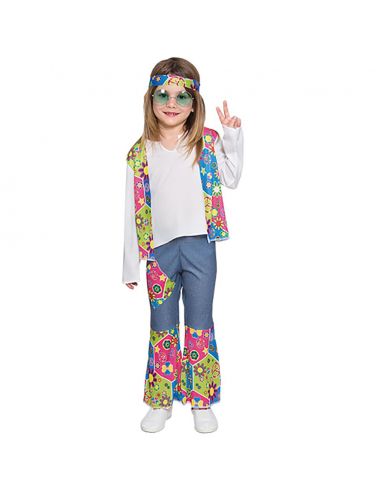 Disfraz Hippie bebe niña Tienda de disfraces online - Mercadisfraces