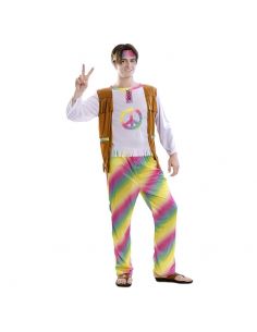 Disfraz Hippie Arcoíris para hombre Tienda de disfraces online - Mercadisfraces