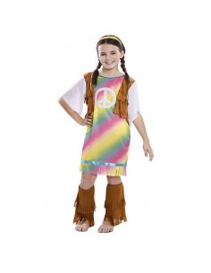 Disfraz Hippie Arcoíris para niña Tienda de disfraces online - Mercadisfraces
