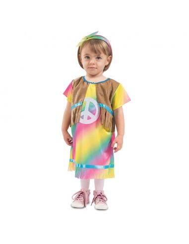 Disfraz Hippie Arcoíris bebe niño Tienda de disfraces online - Mercadisfraces