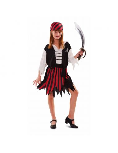 Disfraz de Gran Pirata niña Tienda de disfraces online - Mercadisfraces