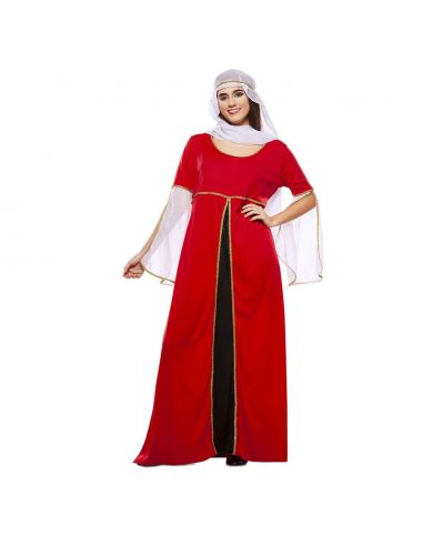Disfraz Dama Medieval Roja adulta Tienda de disfraces online - Mercadisfraces