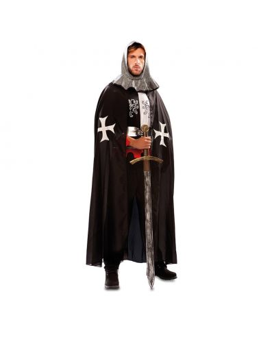 Capa Medieval Negro adulto Tienda de disfraces online - Mercadisfraces