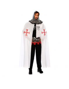 Capa Medieval Blanca adulto Tienda de disfraces online - Mercadisfraces