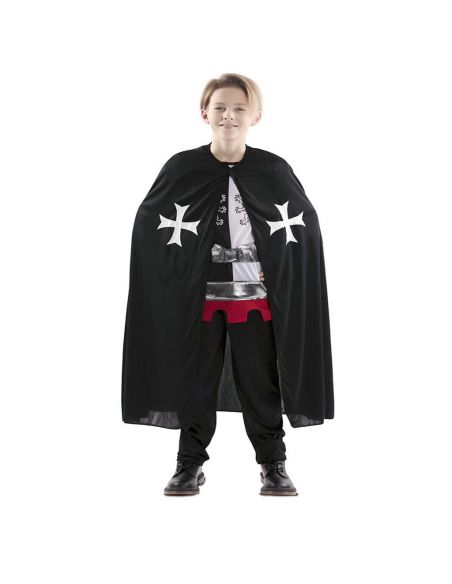 Capa Medieval Negro infantil Tienda de disfraces online - Mercadisfraces