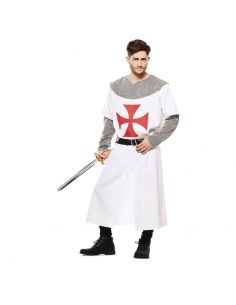 Disfraz Cruzado Medieval Blanco adulto Tienda de disfraces online - Mercadisfraces