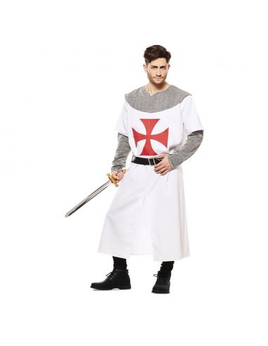 Disfraz Cruzado Medieval Blanco adulto Tienda de disfraces online - Mercadisfraces