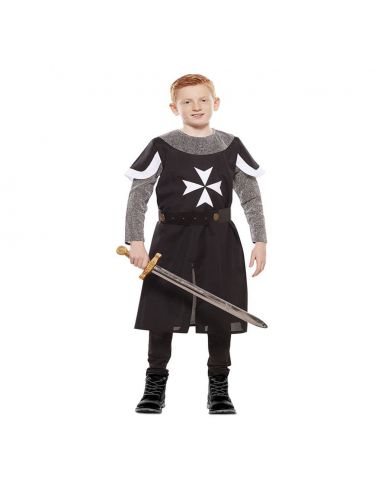 Disfraz Cruzado Medieval Negro infantil Tienda de disfraces online - Mercadisfraces