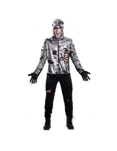 Doble Disfraz de Zombie y Esqueleto adulto Tienda de disfraces online - Mercadisfraces 2
