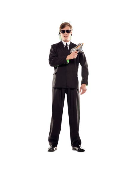 Doble Disfraz de Traje Negro y Alíen adulto Tienda de disfraces online - Mercadisfraces