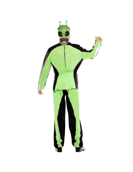 Doble Disfraz de Traje Negro y Alíen adulto Tienda de disfraces online - Mercadisfraces
