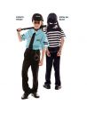 Doble Disfraz de Policía y Ladrón infantil Tienda de disfraces online - venta disfraces