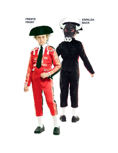 Doble Disfraz de Torero y Toro infantil Tienda de disfraces online - Mercadisfraces