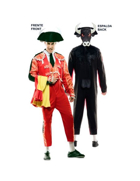 Doble Disfraz de Torero y Toro adulto Tienda de disfraces online - Mercadisfraces Doble Disfraz de Torero y Toro adulto Tienda de disfraces online - Mercadisfraces