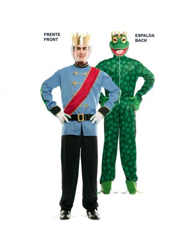 Doble Disfraz de Príncipe y Rana adulto Tienda de disfraces online - Mercadisfraces